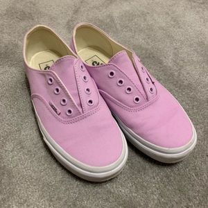 💘Pink/Purple Vans Slip-Ons — barely worn!💘